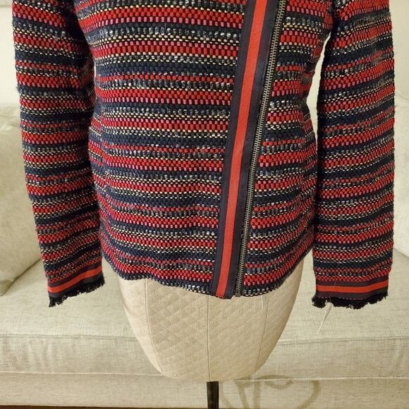 Trina Turk Yamato Asymmetrical Zip Jacket - NEW - Picture 9 of 16